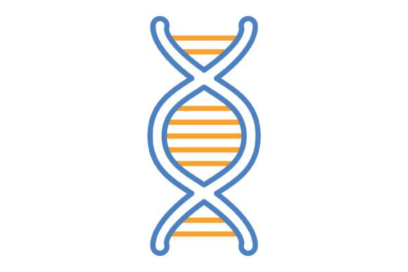 Dna Blue & Orange Line Icon: A Modern Toolkit for Digital and Print