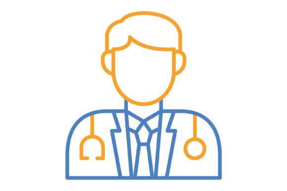 Doctor Blue & Orange Line Icon: A Designer's Practical Guide