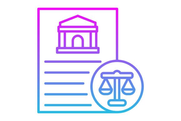 Legal Line Gradient Icon: A Versatile Vector Toolkit