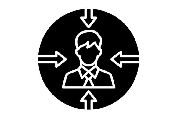 Target Audience Glyph Icon: Clarity for Creative Professionals