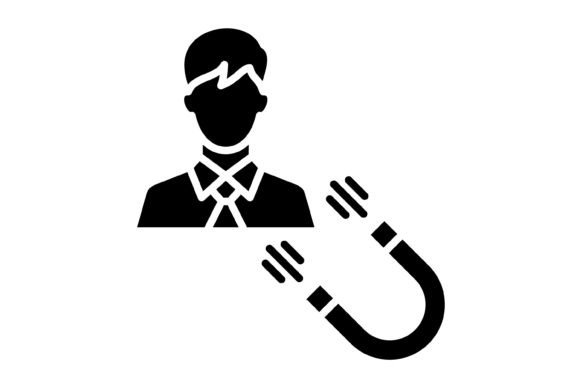 User Engagement Glyph Icon: A Designer's Tool for Connection